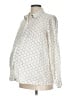 Hatch Polka Dots Ivory Long Sleeve Blouse Size L - photo 1