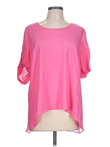 Jennifer Lopez Short Sleeve Blouse (view 1)