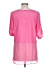 Jennifer Lopez Pink Short Sleeve Blouse Size L - photo 2