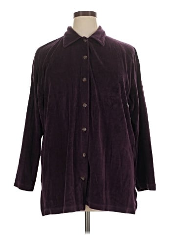 David Hollis 3/4 Sleeve Button-Down Shirt (view 1)
