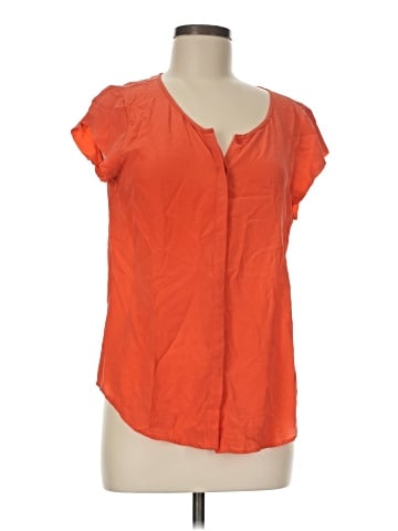 Joie Short Sleeve Silk Top (view 1)