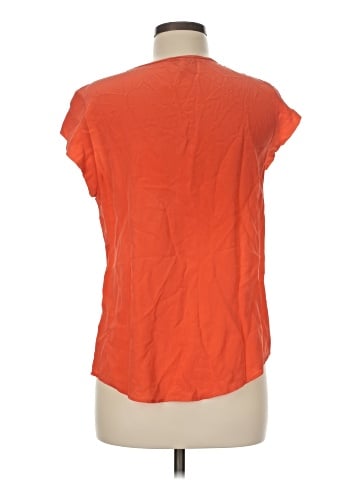 Joie Short Sleeve Silk Top (view 2)