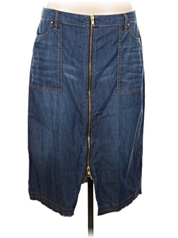 Chico's Denim Skirt (view 1)