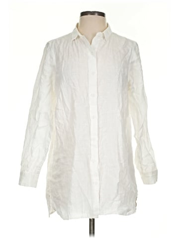 Garnet Hill Long Sleeve Button-Down Shirt (view 1)