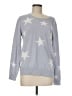 Tyler Boe 100% Cotton Stars Blue Silver Pullover Sweater Size M - photo 1