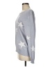 Tyler Boe 100% Cotton Stars Blue Silver Pullover Sweater Size M - photo 5