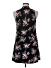 Pink Rose Floral Black Casual Dress Size M - photo 2