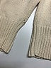 Everlane 100% Cotton Solid Ivory Turtleneck Sweater Size XL - photo 3