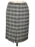 Escada 100% Wool Chevron-herringbone Gray Wool Skirt Size EU 38 / US 8 - photo 2