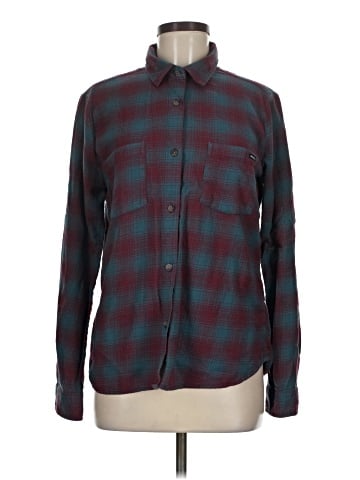 RVCA Long Sleeve Button-Down Shirt (view 1)