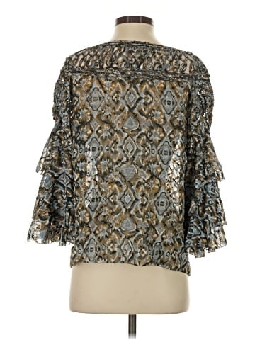 3.1 Phillip Lim 3/4 Sleeve Silk Top (view 2)
