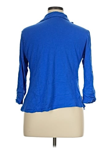 French Laundry 3/4 Sleeve Button-Down Shirt (view 2)