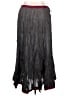 matta 100% Silk Black Silk Skirt Size XL - photo 2