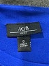 AGB Solid Blue Casual Dress Size 8 - photo 7