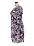 Connected Apparel 100% Polyester Paisley Purple Casual Dress Size 14 (petite) - photo 5