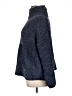 Ellos 100% Polyester Blue Turtleneck Sweater Size 14 - photo 5