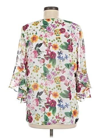 Calvin Klein 3/4 Sleeve Blouse (view 2)