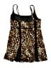 Longitude Animal Print Brown Swimsuit Cover Up Size 16 - photo 2