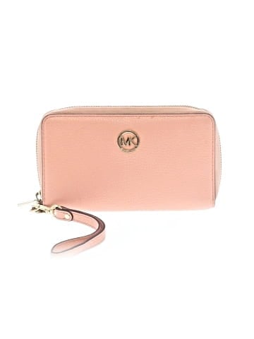 MICHAEL Michael Kors Leather Wristlet (view 1)