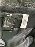 H&M 100% Polyester Solid Black Formal Skirt Size 6 - photo 4