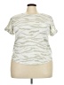 Como Vintage Silver Short Sleeve Top Size XXL - photo 1