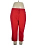 Rafaella Solid Red Active Pants Size 16 - photo 1