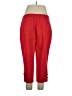 Rafaella Solid Red Active Pants Size 16 - photo 2