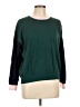 Boden 100% Cotton Color Block Green Pullover Sweater Size L - photo 1
