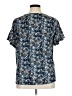 NY Collection Blue Short Sleeve Blouse Size 1X - photo 2