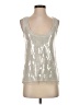 J.Crew Collection 100% Polyester Silver Sleeveless Top Size XS - photo 1