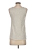J.Crew Collection 100% Polyester Silver Sleeveless Top Size XS - photo 2