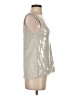 J.Crew Collection 100% Polyester Silver Sleeveless Top Size XS - photo 4