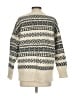 Velvet by Graham & Spencer Chevron-herringbone Ivory Pullover Sweater Size S - photo 2
