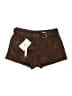 Cider 100% Polyester Brown Shorts Size M - photo 1