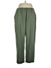 Alfred Dunner 100% Polyester Solid Green Casual Pants Size 16 - photo 1