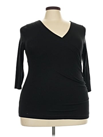 Soft Surroundings 3/4 Sleeve Top (view 1)