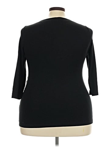 Soft Surroundings 3/4 Sleeve Top (view 2)