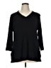 Chico's 100% Pima Cotton Black Pullover Sweater Size XL - photo 1