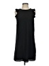 Naked Zebra Solid Black Cocktail Dress Size S - photo 1
