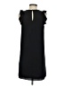 Naked Zebra Solid Black Cocktail Dress Size S - photo 2