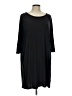 Mittoshop Solid Black Casual Dress Size L - photo 1