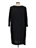 Mittoshop Solid Black Casual Dress Size L - photo 2