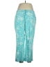 IZOD 100% Cotton Paisley Teal Casual Pants Size 16 - photo 1