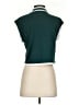 Calia Color Block Teal Short Sleeve Top Size S - photo 2