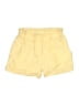 BCBGMAXAZRIA Solid Yellow Shorts Size M - photo 1