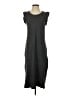 Universal Thread 100% Cotton Solid Gray Casual Dress Size S - photo 1