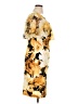 Connected Apparel Print Yellow Cocktail Dress Size 16 - photo 4