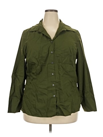 Merona 3/4 Sleeve Button-Down Shirt (view 1)