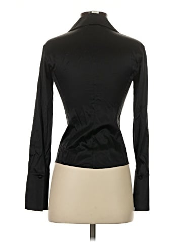 Bisou Bisou Long Sleeve Silk Top (view 2)