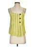 E&M Collection 100% Rayon Yellow Sleeveless Top Size S - photo 1